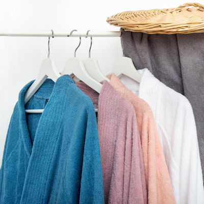 Blue SPA Luxury Terry Cloth Robe Terry Cloth Housecoat For Home
