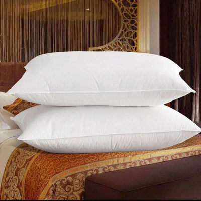 Cotton Hollow Fiber Hotel Type Pillows Ergonomic Washable For Bedding