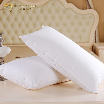 Customized Luxury King Size Pillows Standard Anti Static With Microfiber Filling