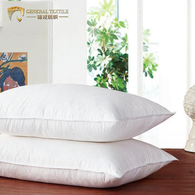 Customized Luxury King Size Pillows Standard Anti Static With Microfiber Filling