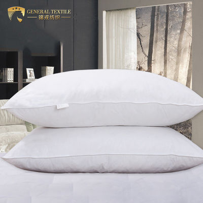 Customized Luxury King Size Pillows Standard Anti Static With Microfiber Filling