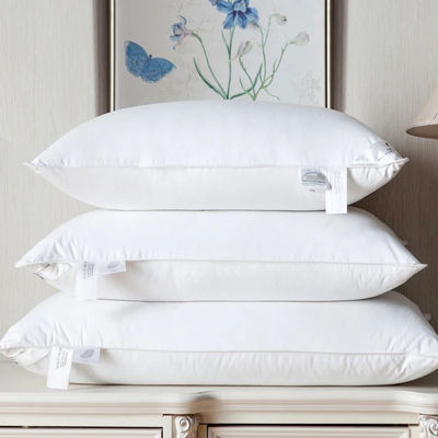 Soft Luxury King Size Pillows Hotel Bedding Linen Washable For Economic Hotel