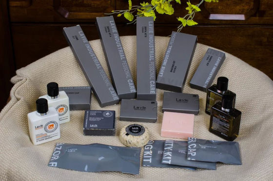 Plastic Hotel Guest Toiletries Custom Hotel Amenities SGS Certificated