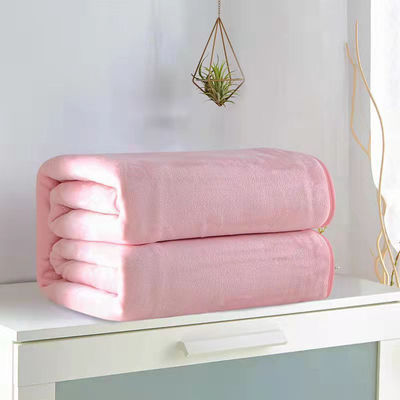 Anti Static Hotel Collection Throw Blanket With Custom Design
