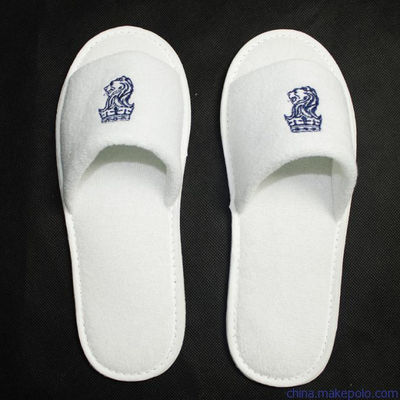 Medium Thickness Personalised Hotel Slippers Waffle Weave For Luxury Hotel