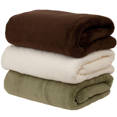 Eco Friendly Hotel Blankets And Sheet 100% Polyester For Adults