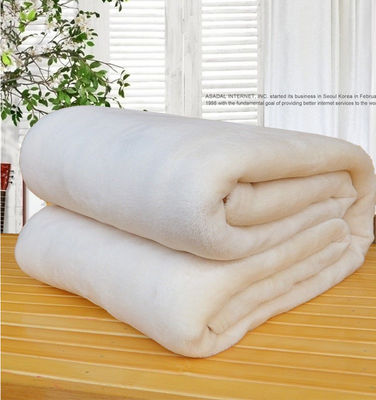 Breathable Hotel Quality Cotton Blankets Shrinking Resistant