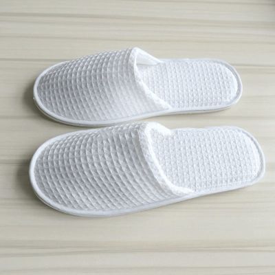 Disposable White Towelling Spa Slippers House Guest Slippers