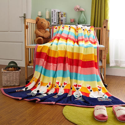 100% Cotton Luxury Hotel Fleece Blanket Hotel Bedding Linen  Anti Static