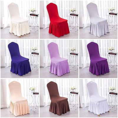 Polyester Spandex Chair Covers For Wedding Stylish With Multi Colors