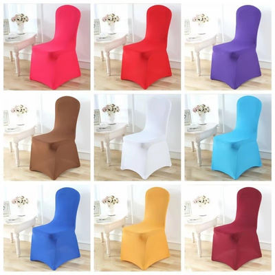 Polyester Spandex Chair Covers For Wedding Stylish With Multi Colors