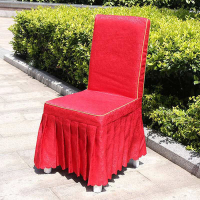 Easy Maintenance Machine Washable Spandex Chair Cover Banquet Chair Slip Covers