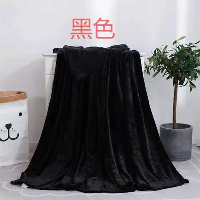 Thin 100% Polyester Fleece Blanket Anti Pilling Textile With Printing Pattern