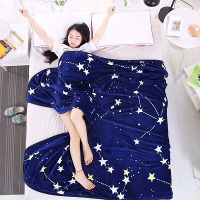 Solid Color Durable Hotel Fleece Blanket Hotel Collection Blanket