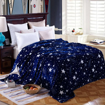 Hotel Soft King Size Plush Polyester Blanket Coral Fleece Blanket