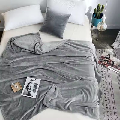 Hotel Soft King Size Plush Polyester Blanket Coral Fleece Blanket