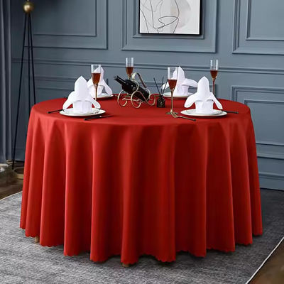 50% Cotton 50% Polyester Custom Table Cloth High End High Temperature Resistant