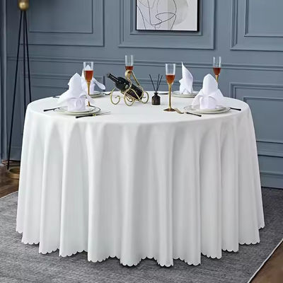 50% Cotton 50% Polyester Custom Table Cloth High End High Temperature Resistant