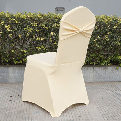 Multi Color Banquet Chair Cover Elastic Spandex Fabric SGS Certificated