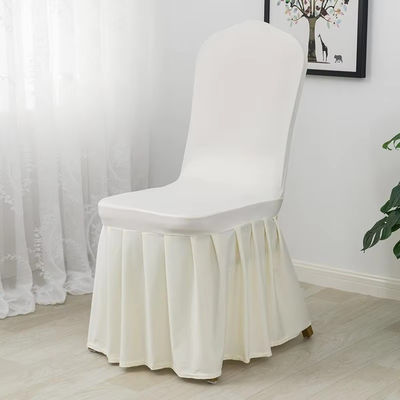 Multi Color Banquet Chair Cover Elastic Spandex Fabric SGS Certificated