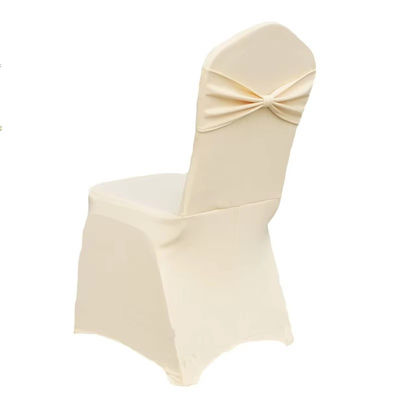 Multi Color Banquet Chair Cover Elastic Spandex Fabric SGS Certificated