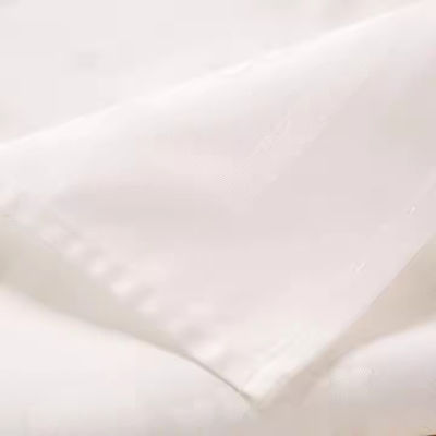 Custom Logo Cloth Dinner Napkin 100% Cotton With Colored Stripes
