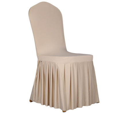 Solid Color Spandex Banquet Chair Caps Stretch Wedding Chair Covers
