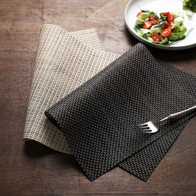 Decorative Dining Room Table Mats Luxury PVC Table Mats For Hotel Restaurant