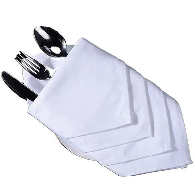 Jacquard Plain Square Solid Color Cloth Table Napkins Personalized Linen Napkins
