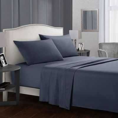 Custom Color Hotel Quality Bed Linen Flat Fitted Hotel Style Sheets