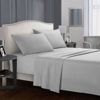 Custom Color Hotel Quality Bed Linen Flat Fitted Hotel Style Sheets