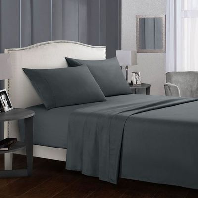 Custom Color Hotel Quality Bed Linen Flat Fitted Hotel Style Sheets