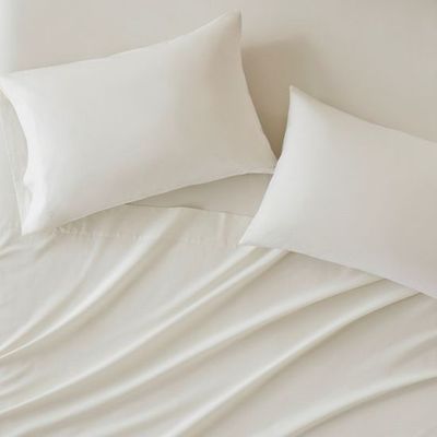 High Softness Hotel Bed Sheet Fade Resistant 200 Thread Count Grey Solid Colour