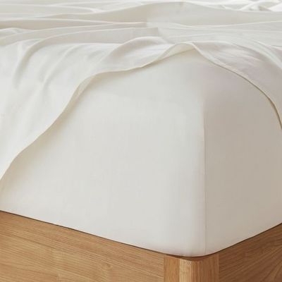 High Softness Hotel Bed Sheet Fade Resistant 200 Thread Count Grey Solid Colour