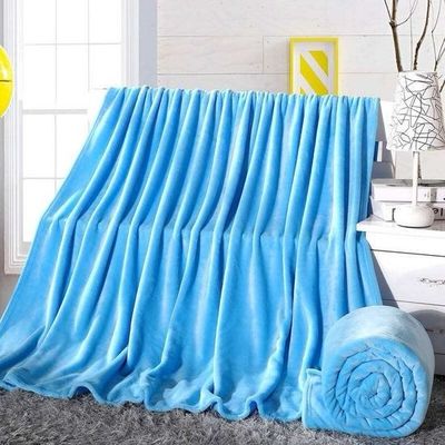 Printed Soft Hotel Blanket Microfiber Fleece Blanket High Durability