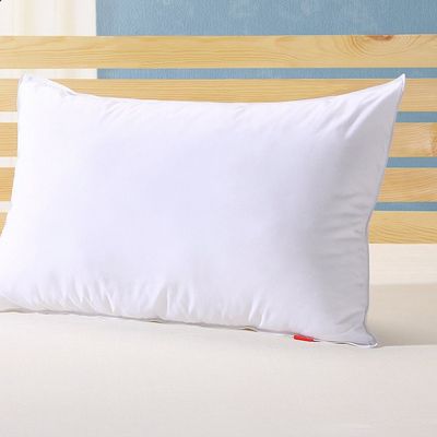 Microfiber Filling Hotel Style Pillows Luxury White Rectangle Shape