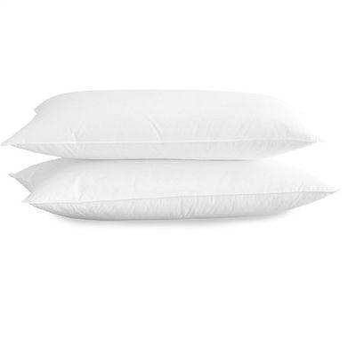 Microfiber Filling Hotel Style Pillows Luxury White Rectangle Shape