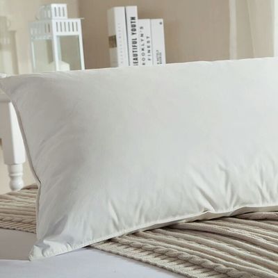 Microfiber Filling Hotel Style Pillows Luxury White Rectangle Shape