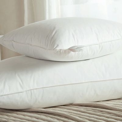 Soft Luxury King Size Pillows Hotel Bedding Linen Washable For Economic Hotel