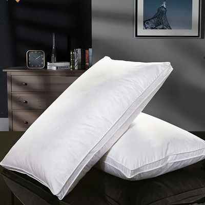 Soft Luxury King Size Pillows Hotel Bedding Linen Washable For Economic Hotel