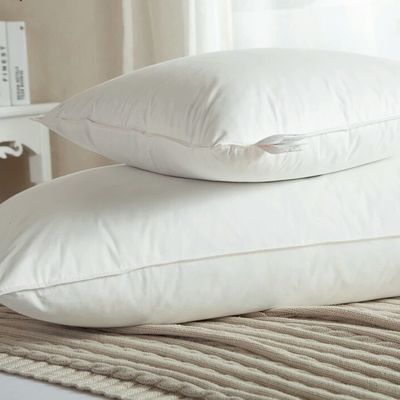 Cotton Hollow Fiber Hotel Type Pillows Ergonomic Washable For Bedding
