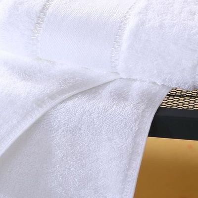 White Durable Luxury Hotel Bath Towels Hotel Sheets And Towels