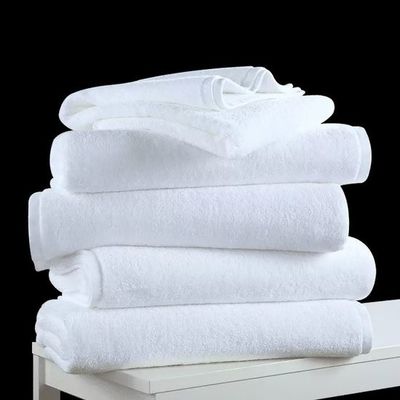 White Durable Luxury Hotel Bath Towels Hotel Sheets And Towels