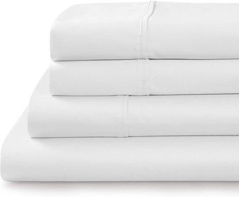 Washable Hotel Bed Sheet Wrinkle Resistant With High Softness