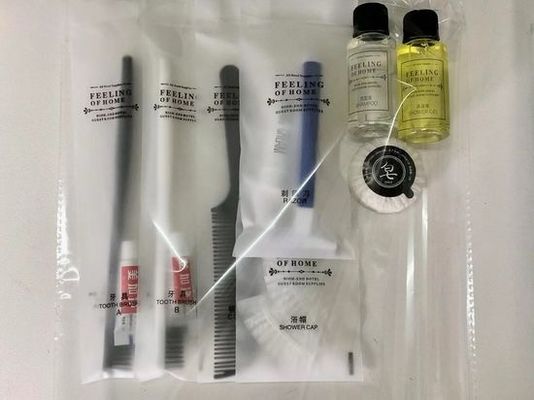 5 Star Hotel Amenities Sets Customized Logo Pet Friendly With Shampoo