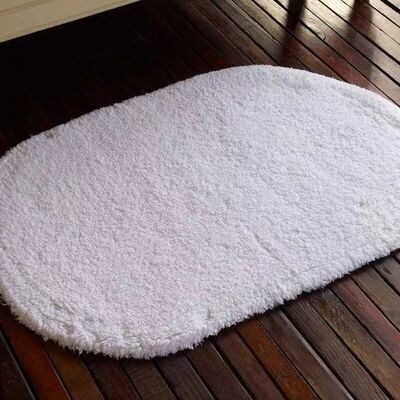 Plush Microfiber Bath Rug - Ultra Absorbent Non-Slip Bathroom Mat for Tub/Shower (Multiple Sizes/Colors)