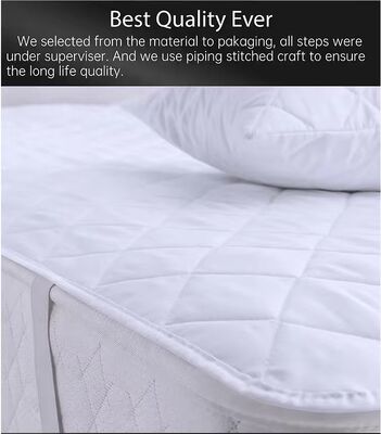 Quilted Waterproof Mattress Bed Protector - Non-Slip All-Season Bedding Protector with Customizable Design for Bedroom & Hotel