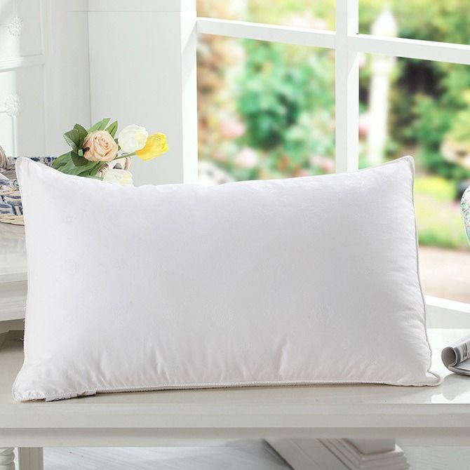 Hollow Fiber Anti Static White Hotel Quality Bed Pillows Hotel Pillows And Bedding